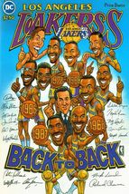 Lakers Caricature Comic Poster Print Metal Sign 12x8in Limited From Shirt V - $24.74