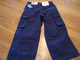 Carter&#39;s 4 kids pants NEW NWT 29.00 adjustable waist navy blue - $7.28