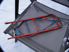 Vintage Soviet USSR UKRAINA Rear Bicycle Bike Rack About 1975 - $18.77