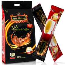 TNI King Coffee 3 in 1 Instant Vietnamese Coffee, 100 Single Serve Packets - Ind - £30.42 GBP