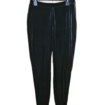Black Velvet Pull On Pants Size 8 - £19.78 GBP