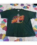 Seattle Sonics vintage 90s T-Shirt size Large Sonics Logo Lee Sport T Nu... - $644.18 MXN