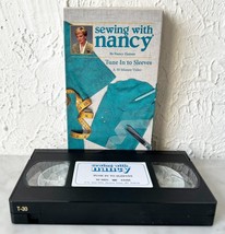 Sewing With Nancy Tune In to Sleeves VHS Tape 2000 Nancy Zieman 30 Minut... - £7.44 GBP