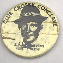 Club Crosby Conclave Pocket Mirror Vintage 1976 Bing 70s - $14.95