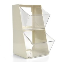 Acrylic Storage Containers Box, Desktop Tea Bag Organizer With 2 Drawers... - £25.44 GBP