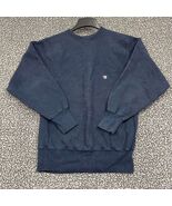 Vintage Champion Reverse Weave Sweatshirt Men XL Navy Pullover Long Sleeve - $1,624.56 MXN