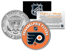 PHILADELPHIA FLYERS NHL Hockey JFK Kennedy Half Dollar U.S. Coin * LICEN... - £6.68 GBP