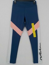 Adidas Womens Climalite Colorblock Leggings SZ S Blue White Pink Activew... - $14.99
