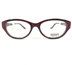 Guess Eyeglasses Frames GU2226 PURBU Purple Red Burgundy Pink Cat Eye 51... - £59.48 GBP