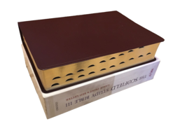 NKJV Scofield Study Bible | LARGE PRINT | Burgundy Bonded Leather | indexed - £68.72 GBP