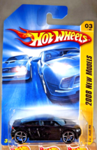 2008 Hot Wheels #3 New Models 3/40 AUDI R8 Black w/Chrome OH5 Sp Wheel - Variant - £14.20 GBP