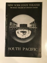PLAYBILL &quot;SOUTH PACIFIC&quot;  1967 Lincoln Center Festival NYS Theatre - $7.75