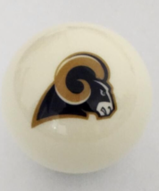 LOS ANGELES RAMS WHITE NFL TEAM BILLIARD GAME POOL TABLE CUE 8 BALL REPLACEMENT