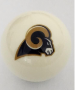 LOS ANGELES RAMS WHITE NFL TEAM BILLIARD GAME POOL TABLE CUE 8 BALL REPL... - £23.55 GBP