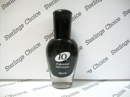 Pro 10 Professional Nail Lacquer Polish #469 The Little Black Dress - $6.92