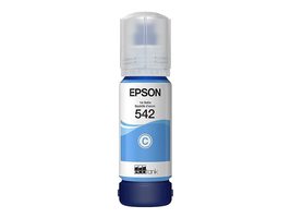 EPSON 542 EcoTank Ink Ultra-high Capacity Bottle Cyan (T542220-S) Works with Eco - £31.44 GBP