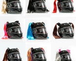 Stick On Suction Cup Motorcycle Helmet Pigtails Ponytail - $28.95