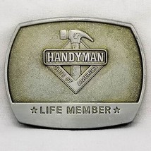 Vintage Belt Buckle 1996 Handyman Club Of America Life Member Contractor... - £20.43 GBP