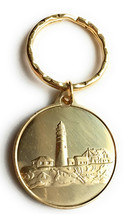Fog Light Prayer Keychain Lighthouse AA Medallion Bronze Foglight Sobrie... - £4.19 GBP