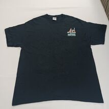 Gildan Heavy Cotton AVI RESORT BIRTHDAY Men's Blue Cotton Graphic T-Shirt Sz XL image 2