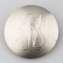 Leonore Doskow Vintage Sterling Silver Love Token Engraved 30 mm 6.6 grams - £32.98 GBP