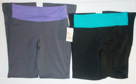 Circo Girls Yoga Pants  Black and Turquoise 4-5 - $8.39