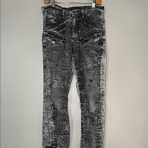 Black Distressed Destroyed Joggers size 32 - $11.76