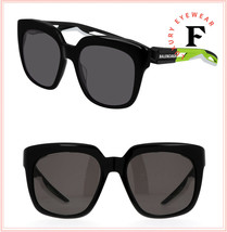 Balenciaga Hybrid D 0025 Black Lime Green Square Sport Unisex Sunglasses BB0025S - £200.89 GBP