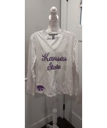 New Kansas State Wildcats Women Embroided Long Sleeve Shirt Size Medium - £15.73 GBP