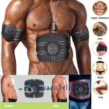 Abs Stimulator Muscle Abdominal Toner Trainer Belt Fitness Workout Equip... - £28.31 GBP