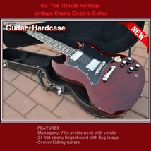 SG &#39;70s Tribute Heritage Vintage Cherry Electric Guitar Goes With Hardcase FREE - £622.21 GBP