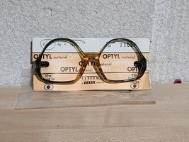 VTG 70&#39;s Titmus Eyeglass Frames Optyl 341 T1006 Plastic 54x18x130 German... - £20.24 GBP