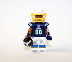 PAPBRIKS Los Angeles Chargers Football NFL Player Custom Minifigure! - $7.70