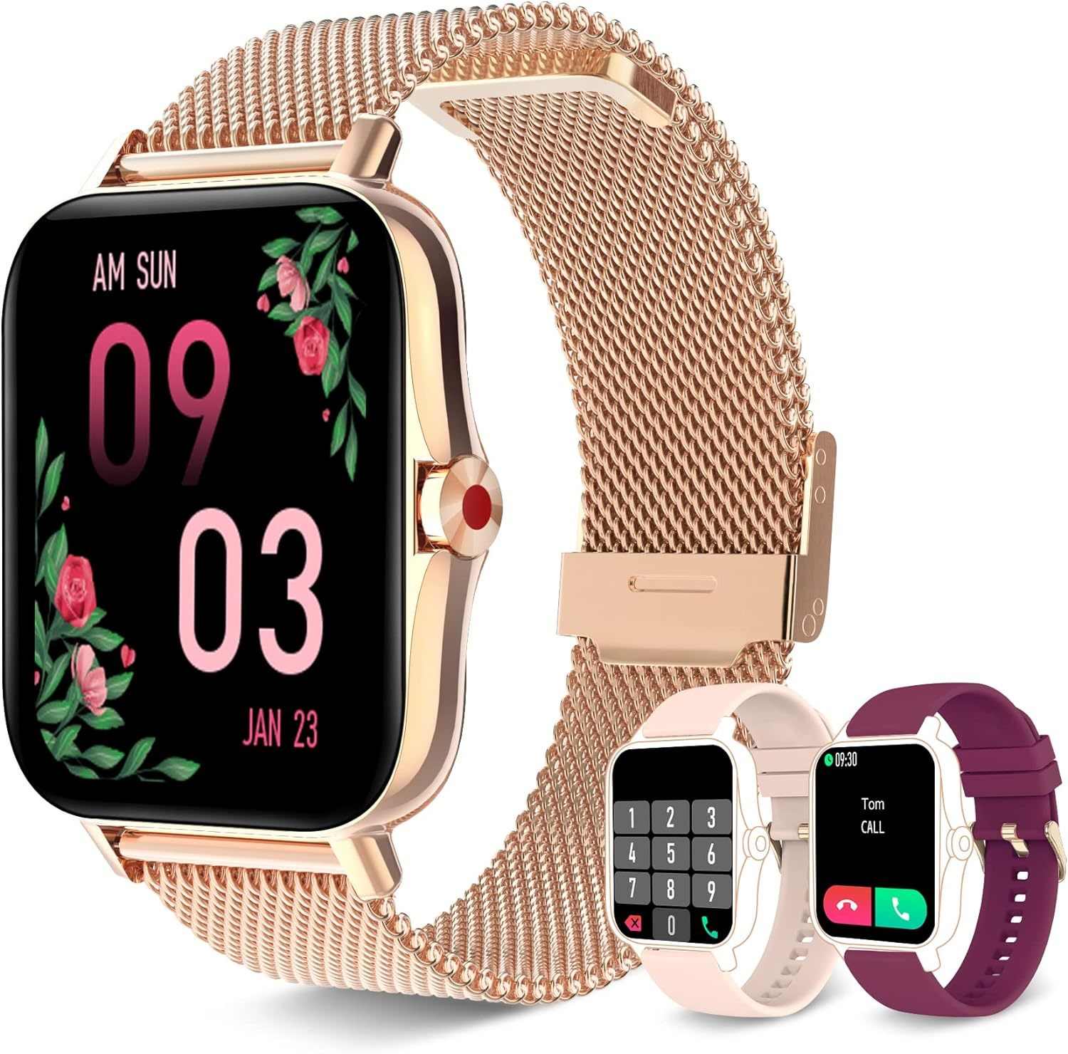 Iaret Smart Watch for Women(Call Receive/Dial), Fitness Tracker Waterpro... - $60.39+