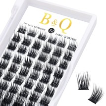 Lash Clusters B21 D Curl 10mm DIY Eyelash Extensions 72 C D - $16.32