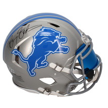 Barry Sanders Autographed Lions Authentic Speed Helmet w/ Visor Beckett - £532.59 GBP