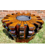 Spanish Revival Octagon Coffee Table Artes de Mexico Brutalist w/Ashtray... - $74,638.04 MXN