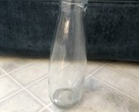 Milk Bottle Vase 8&quot; tall 2&quot; wide base No Lid - $17.19