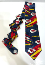 Team NFL Kansas City Chiefs Vintage Mens Silk Necktie Sports Logo Multic... - $19.75