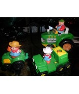 FP Little People Green Tractor+ John Deere Gator,+Midwood brand tractor ... - £11.74 GBP