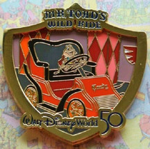 Disney Attractions Mr. Toads Wild Ride 50th Anniversary Limited Edition 2000 pin - £31.15 GBP