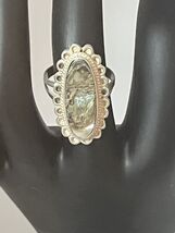 Vintage Mexico Taxco Sterling Silver Abalone Ring - $51.23