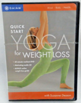 DVD Quick Start Yoga for Weight Loss Suzanne Deason (DVD + CD, 2005, GAIAM) - £7.91 GBP