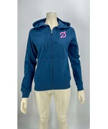 Peloton Womens Ultimate Fleece Full Zip Blue Hoodie, Size Small - £35.04 GBP