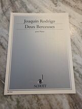 Joaquin Rodrigo Deux Berceuses for Piano sheet music Schott - $11.88