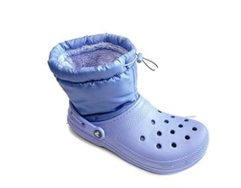 Crocs Classic Lined Neo Puff Slip On Boot  Mens Size 8 Womens 10 Digital... - £54.18 GBP