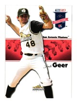 2008 TriStar PROjections #329 Josh Geer San Antonio Missions - £1.49 GBP