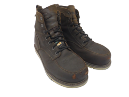 Keen Mens San Jose 6&quot; Wp Aluminum Toe Work Boots Cascade BROWN/BLACK Size 8D - £50.37 GBP