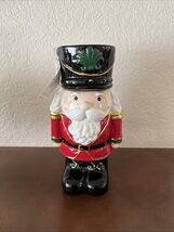 NWT Arlington Christmas 10 1/2" Ceramic Nutcracker Canister Cookie Jar R... - $30.69
