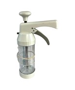 The Pampered Chef Cookie Press With Discs Accessories Set 1525 White - $14.01